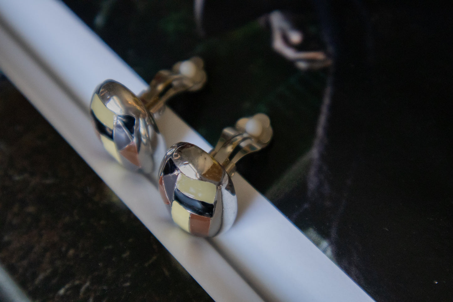 Abstract Mosaic Clip-ons