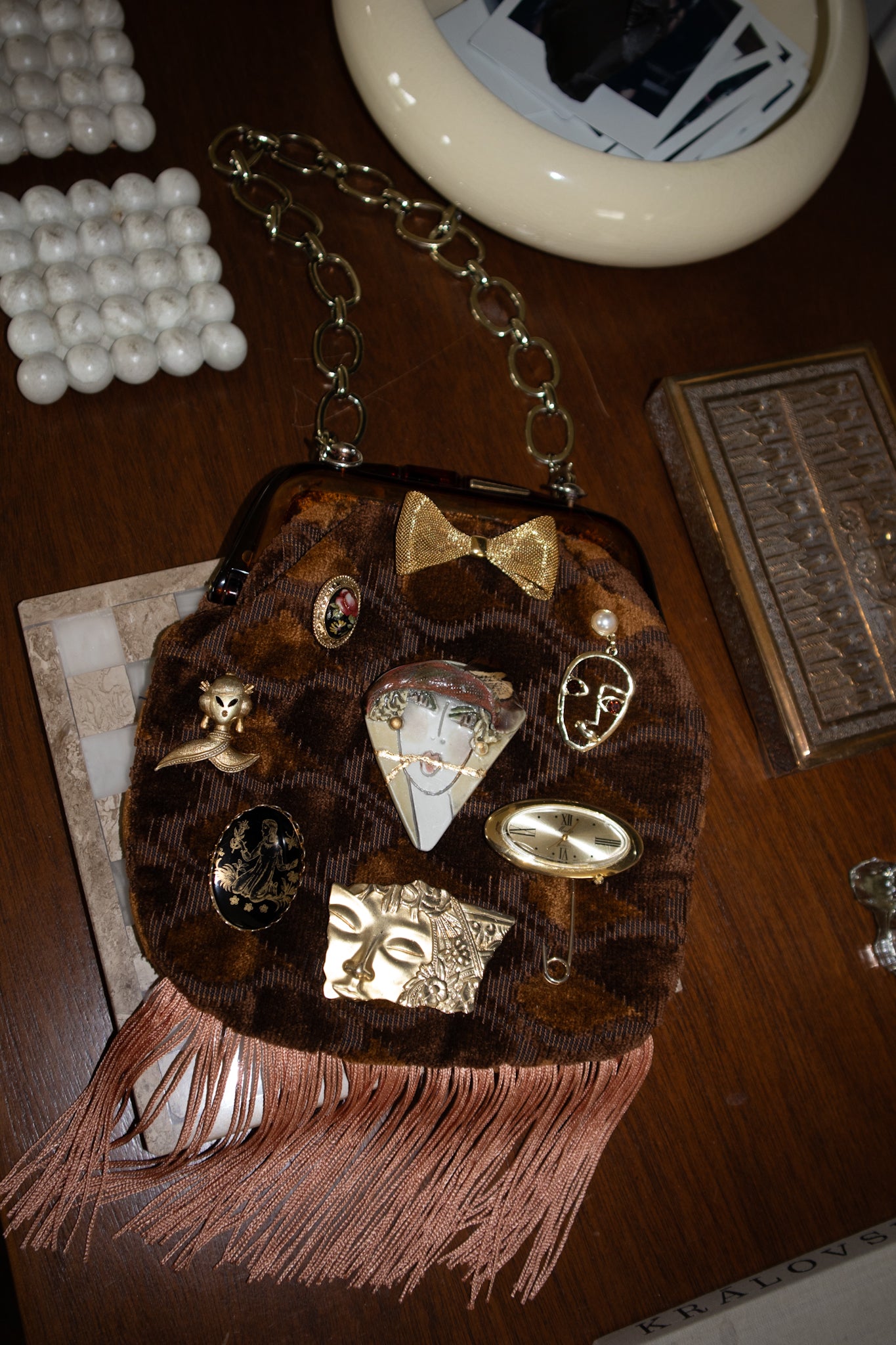 Broke Girl Brooch Bag
