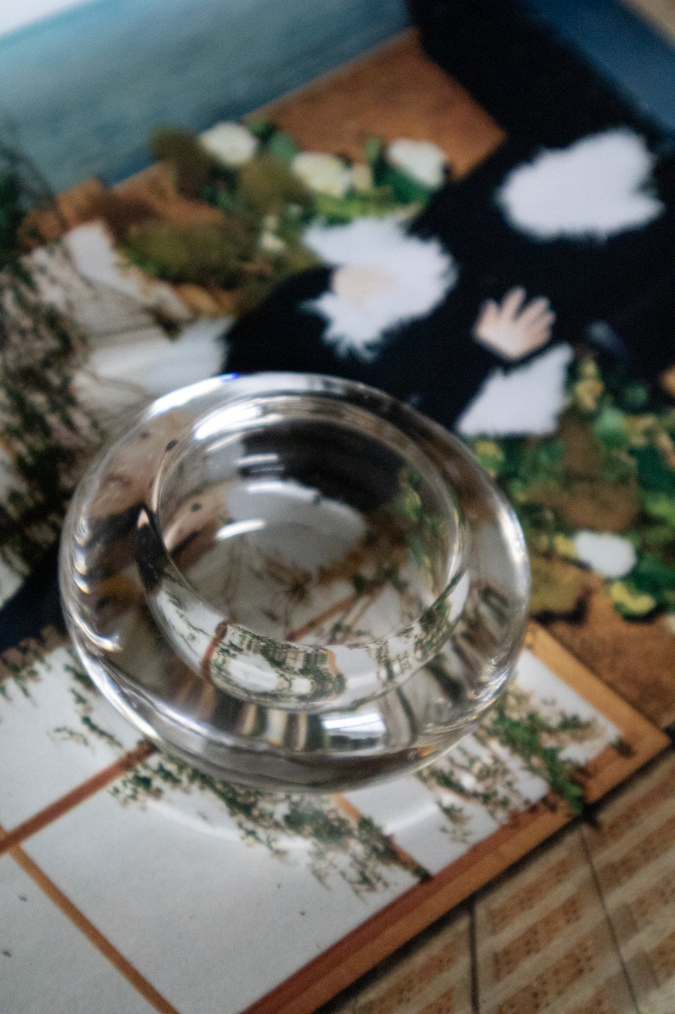 Glass Tea-light Holder