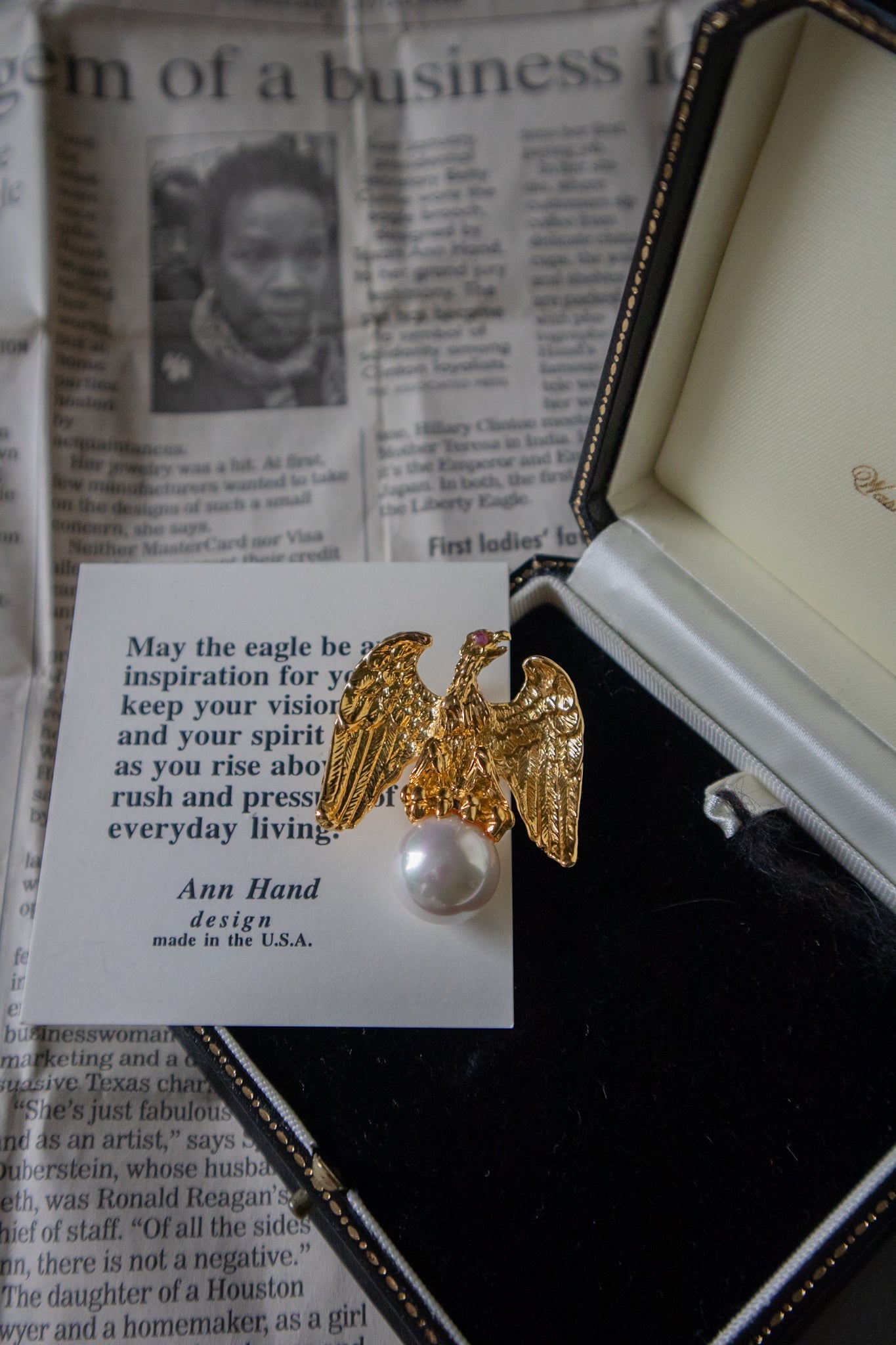 Ann Hand Liberty Pin