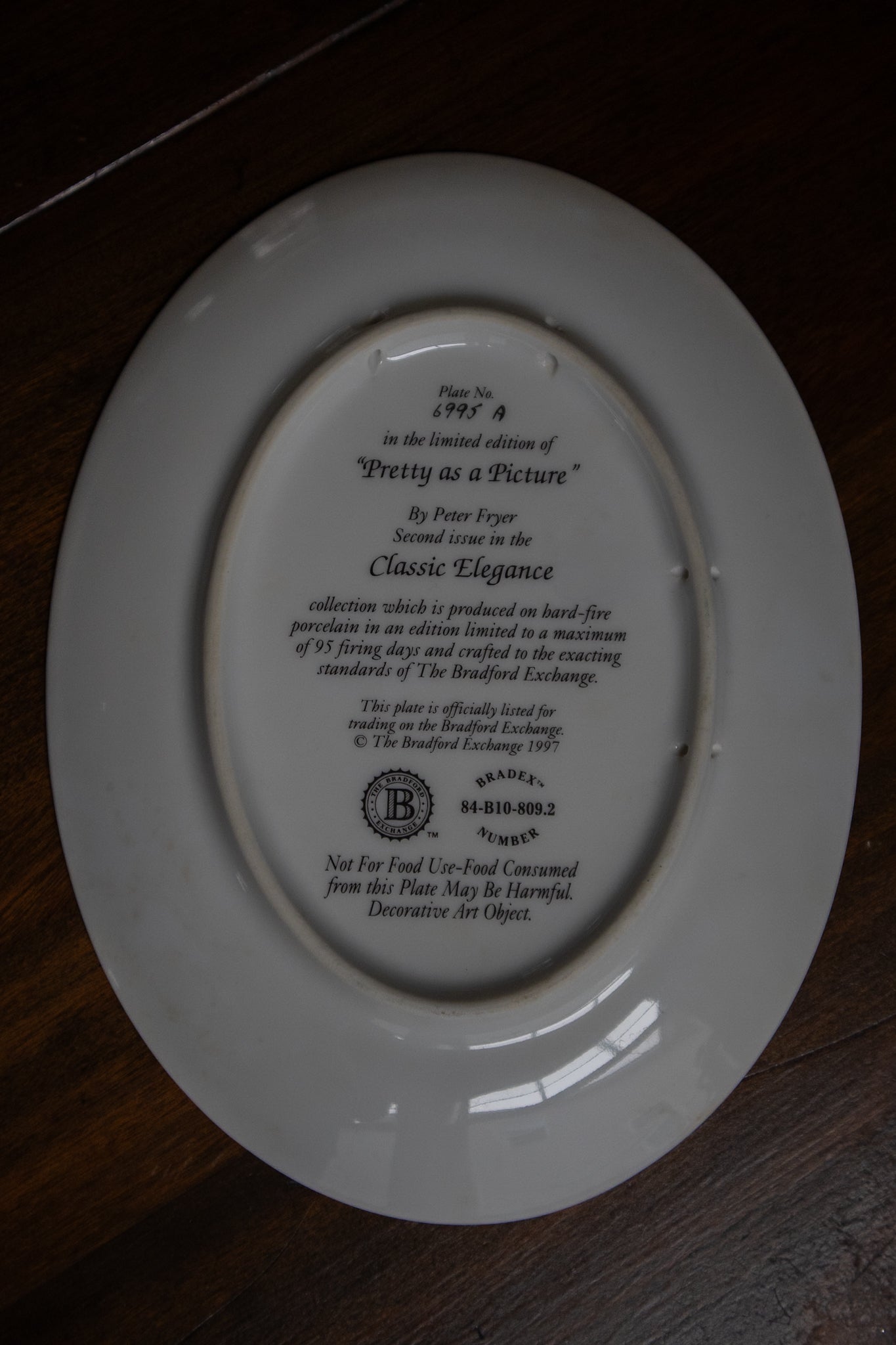 “Pretty as a Picture” Decorative Plate