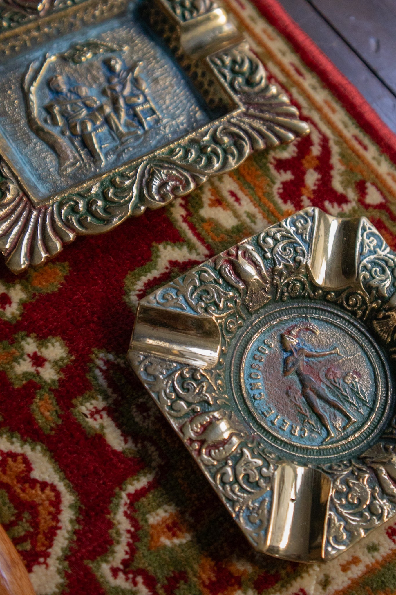 Multi-color Grecian Ashtrays