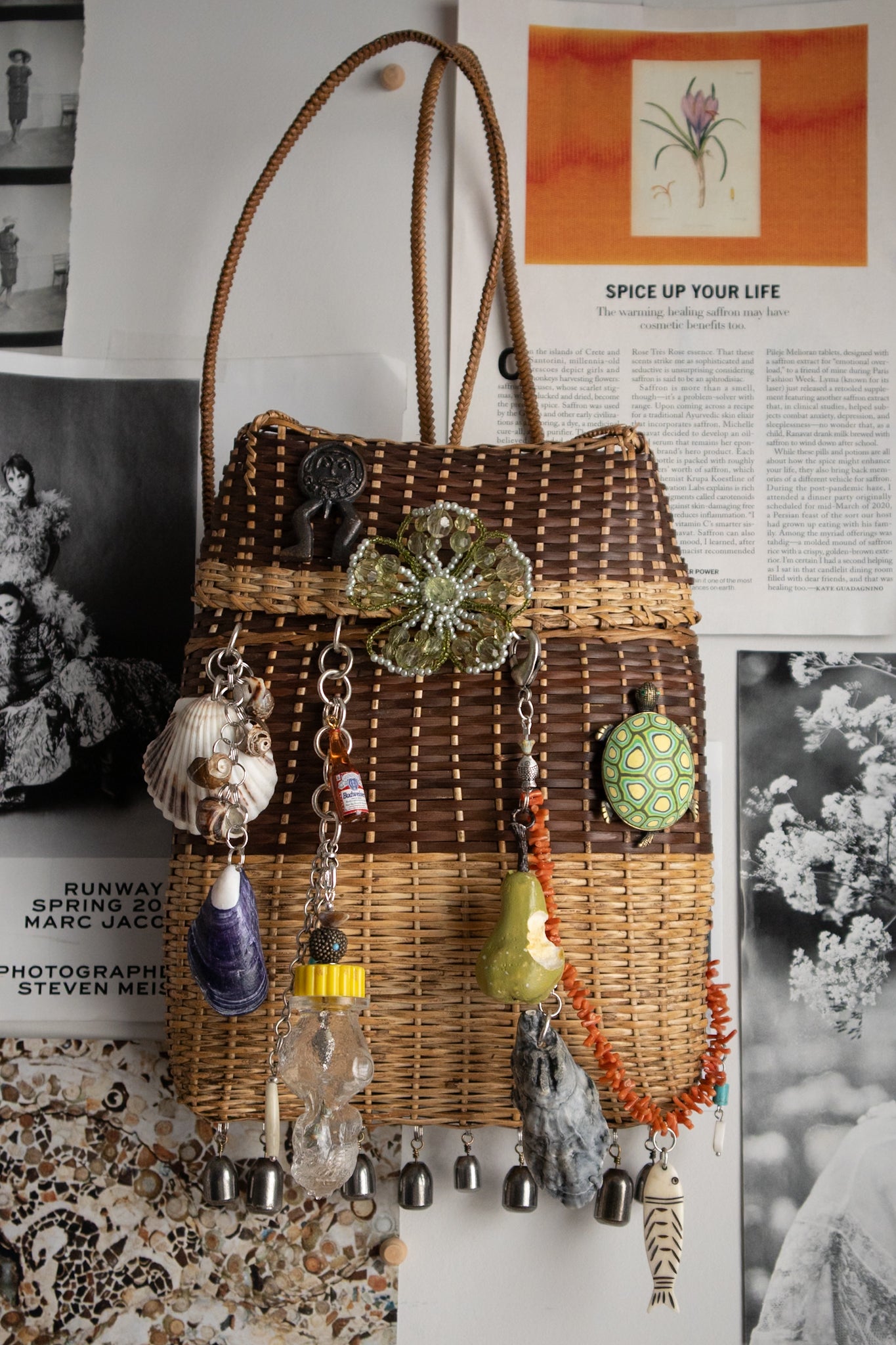 ‘Caught Adrift’ Charmed Wicker Knapsack