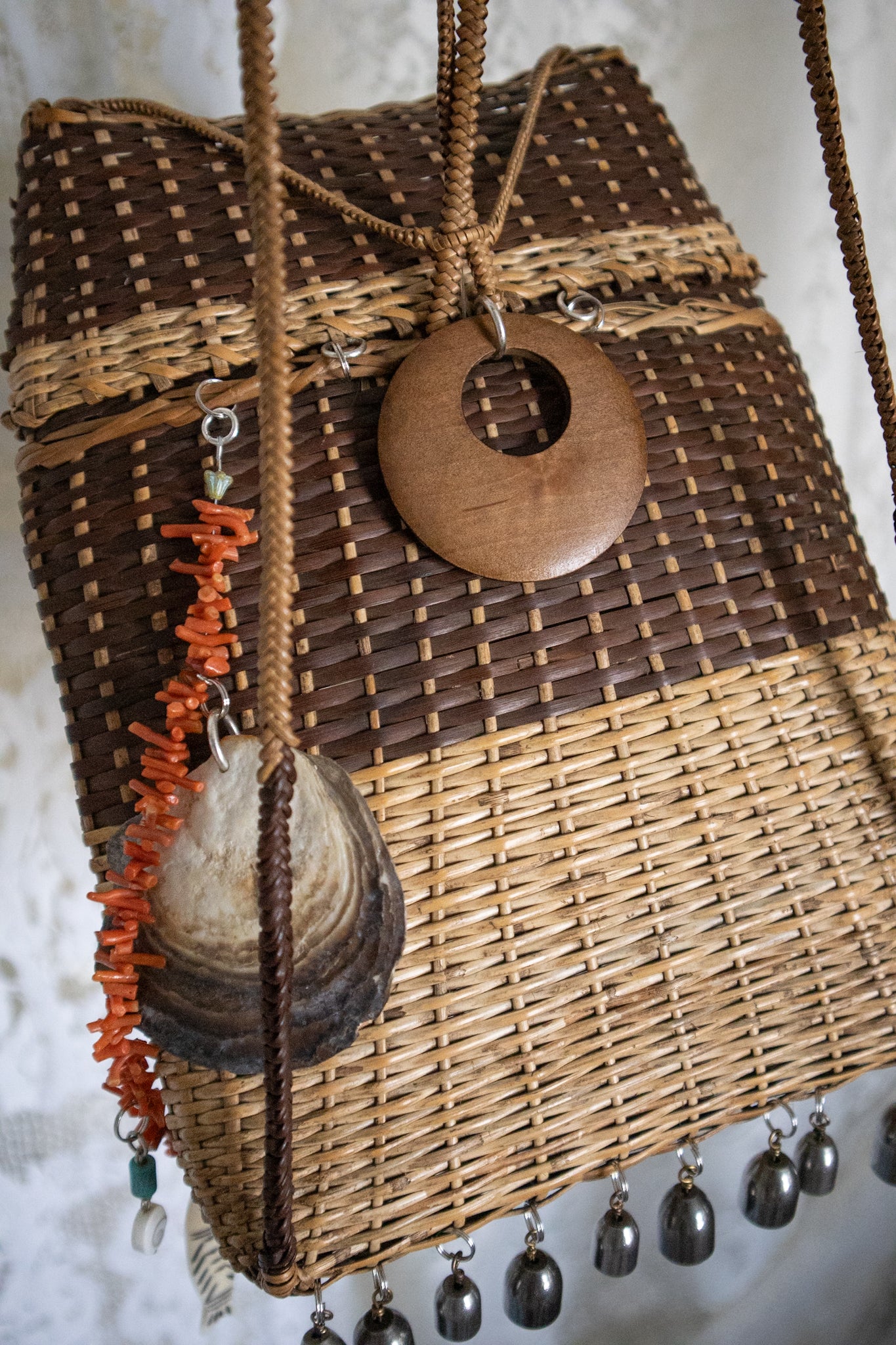 ‘Caught Adrift’ Charmed Wicker Knapsack