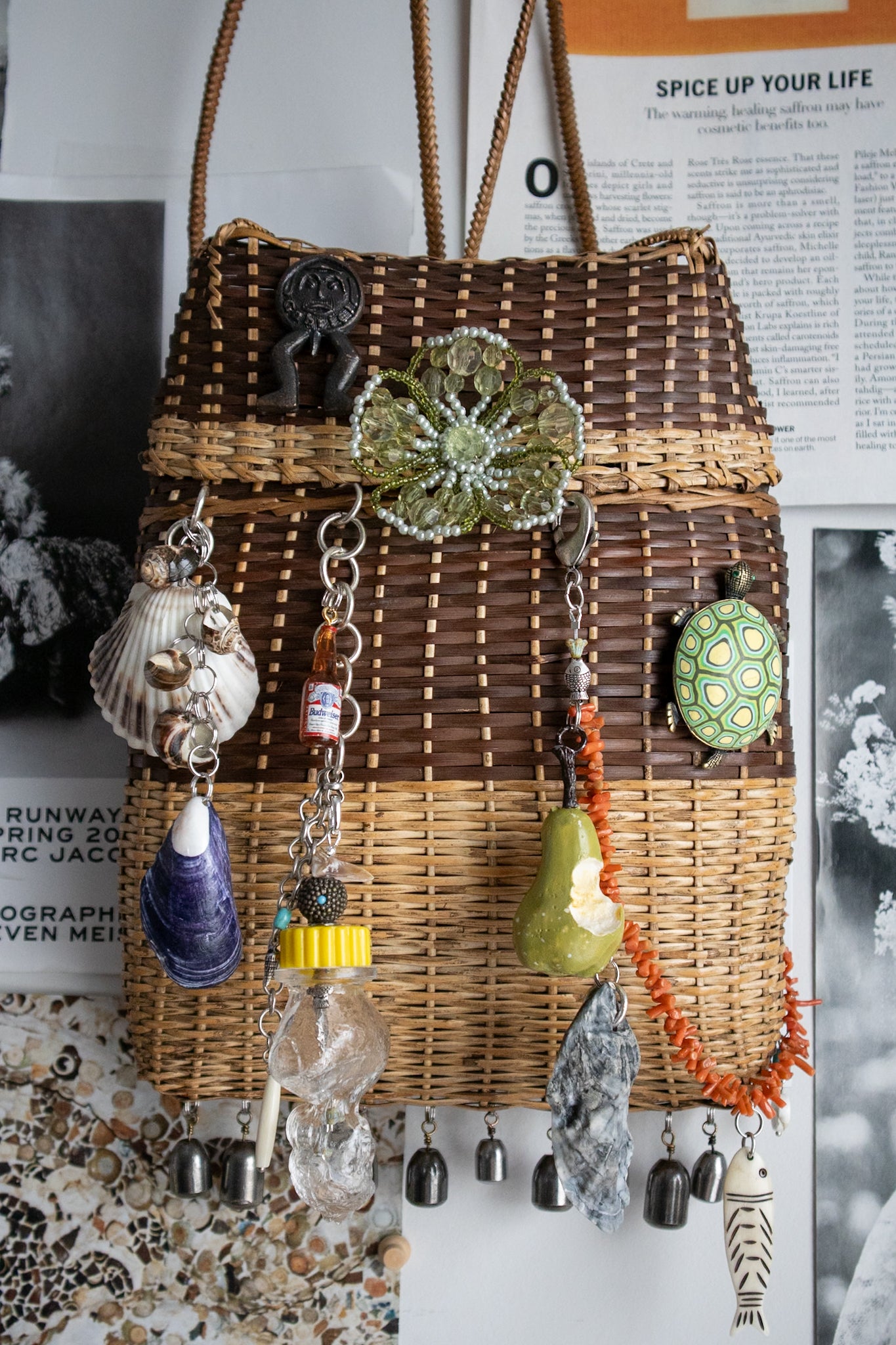 ‘Caught Adrift’ Charmed Wicker Knapsack
