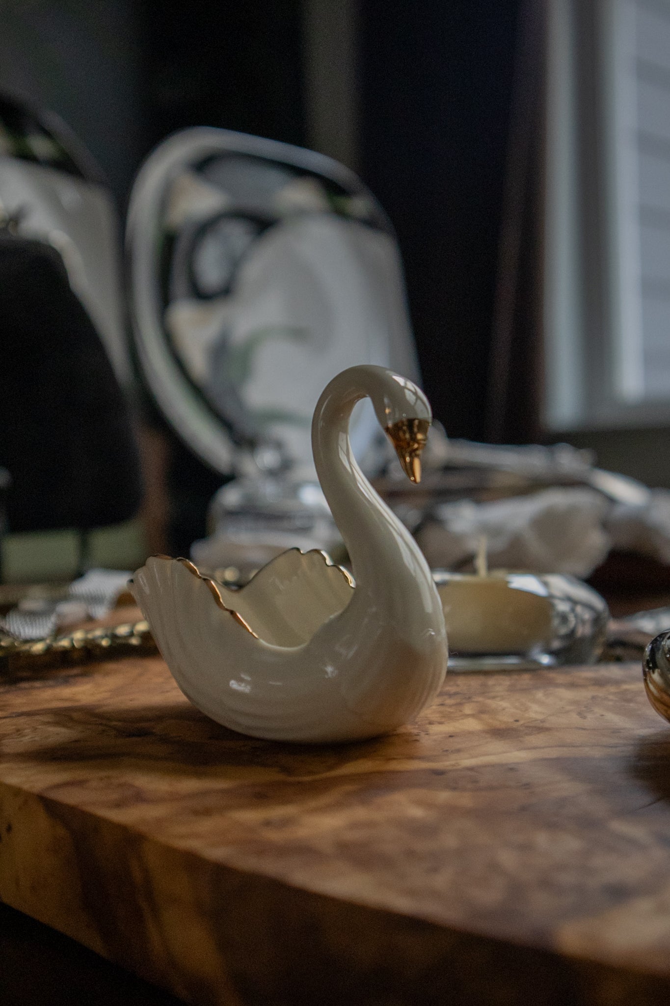 Swan Trinket Dish
