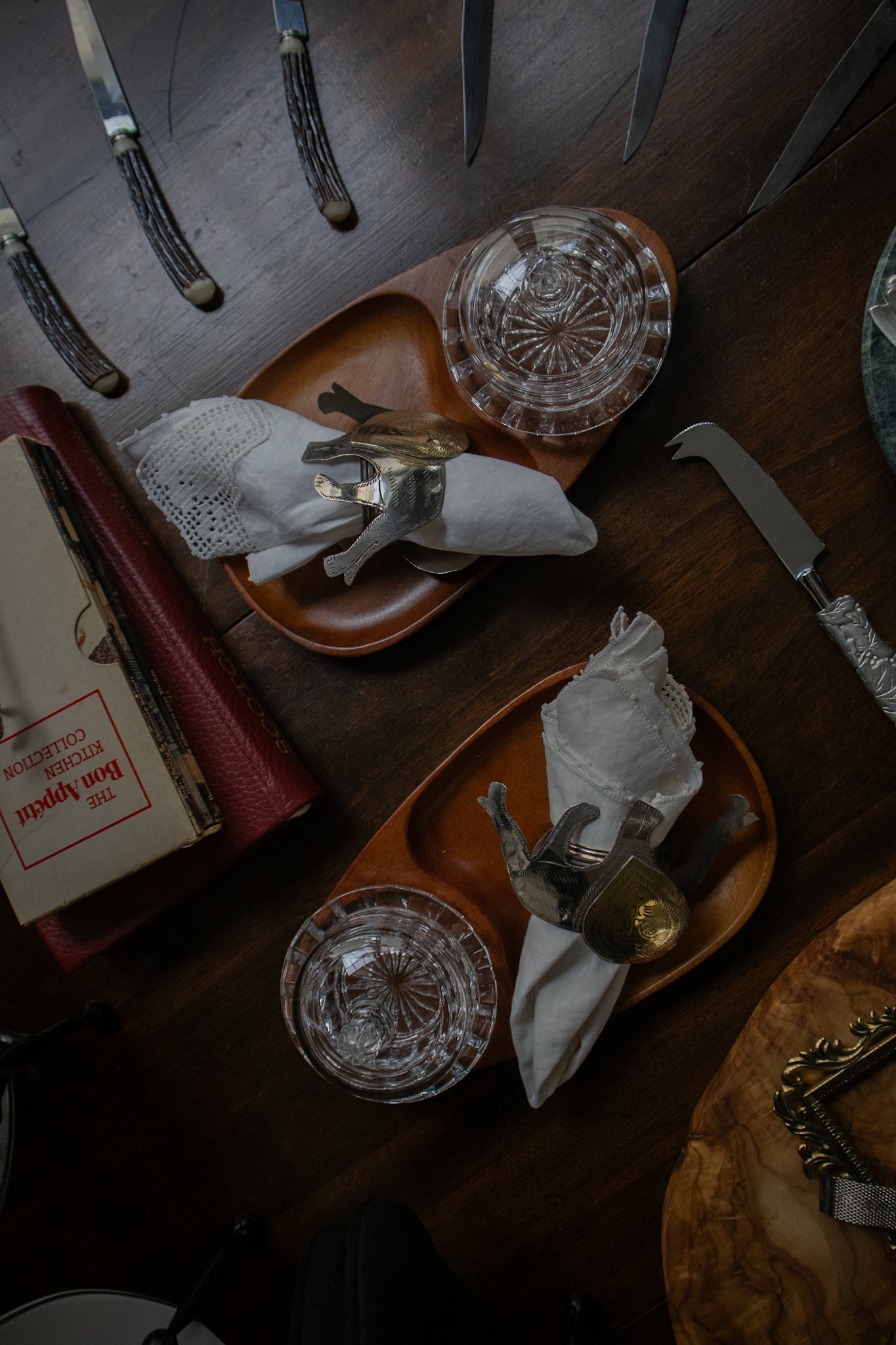 Crystal Jelly/Butter Dishes