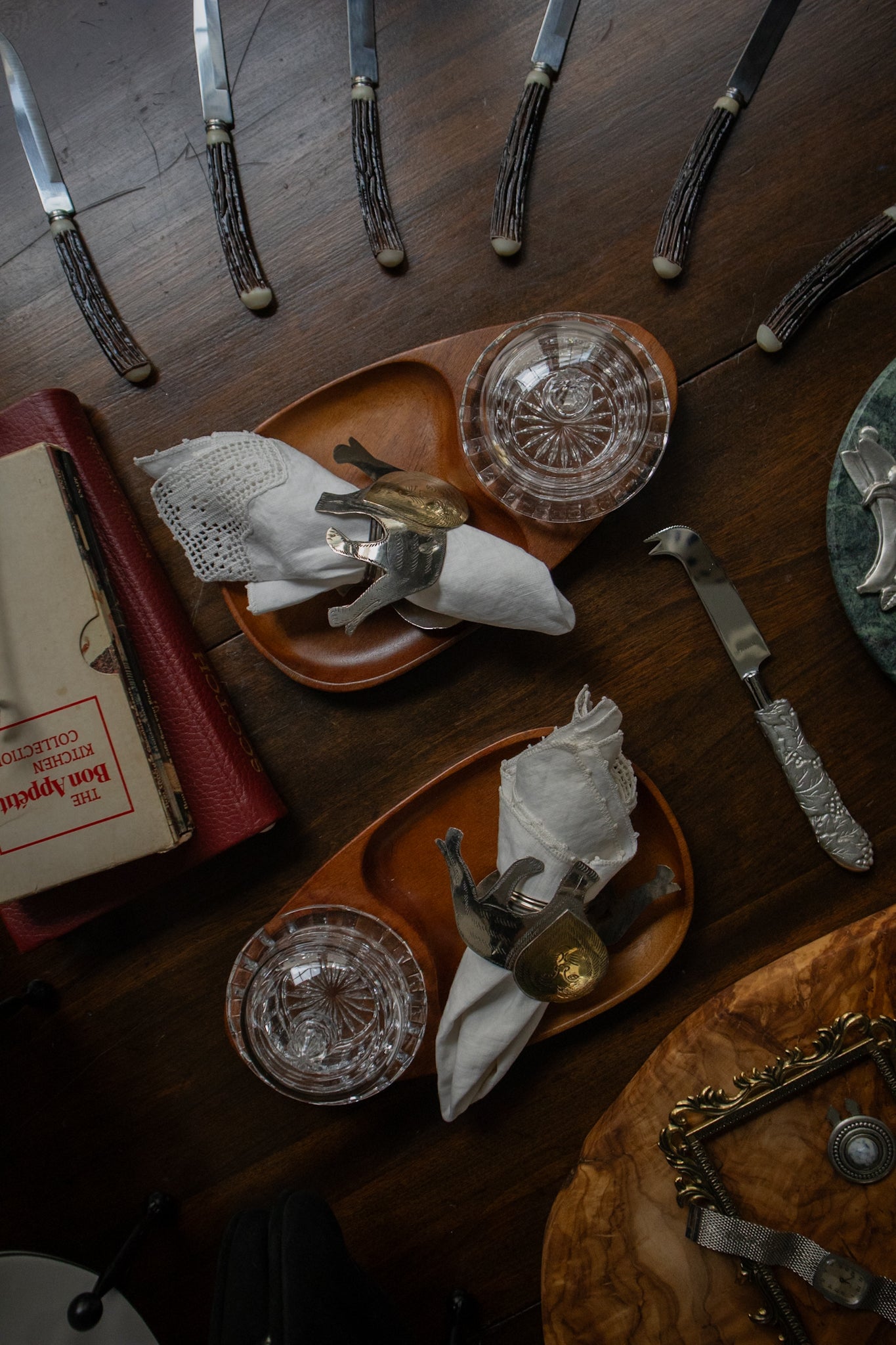 Brass Lion Napkin Rings (Set of 4)