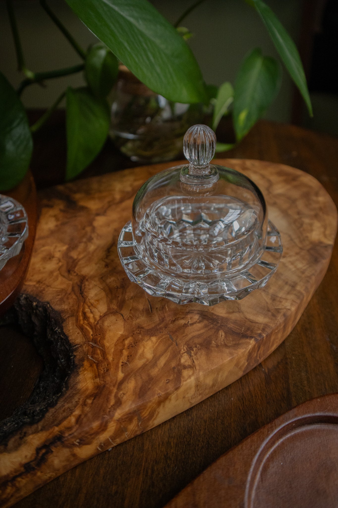Crystal Jelly/Butter Dishes