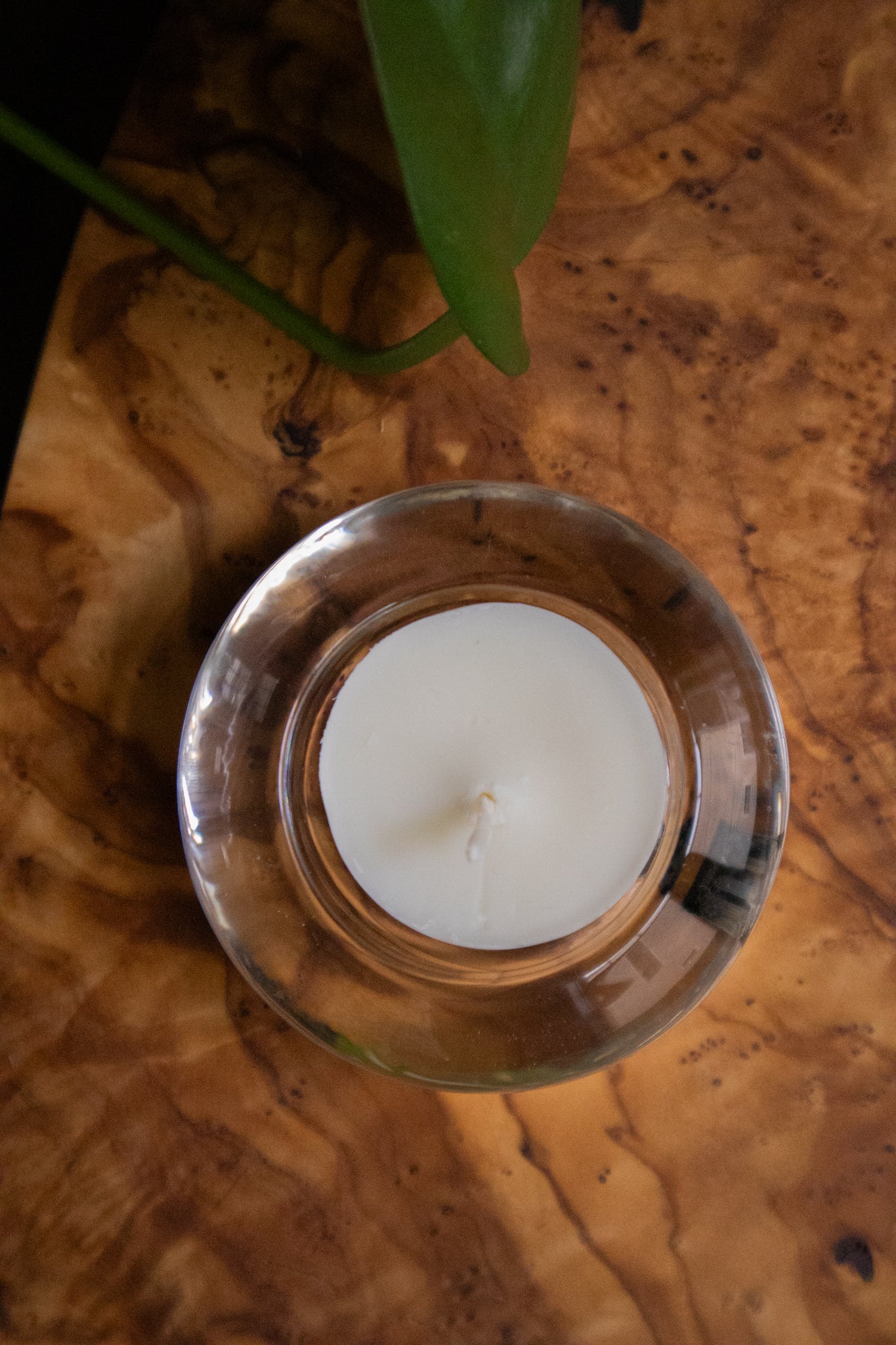 Glass Tea-light Holder