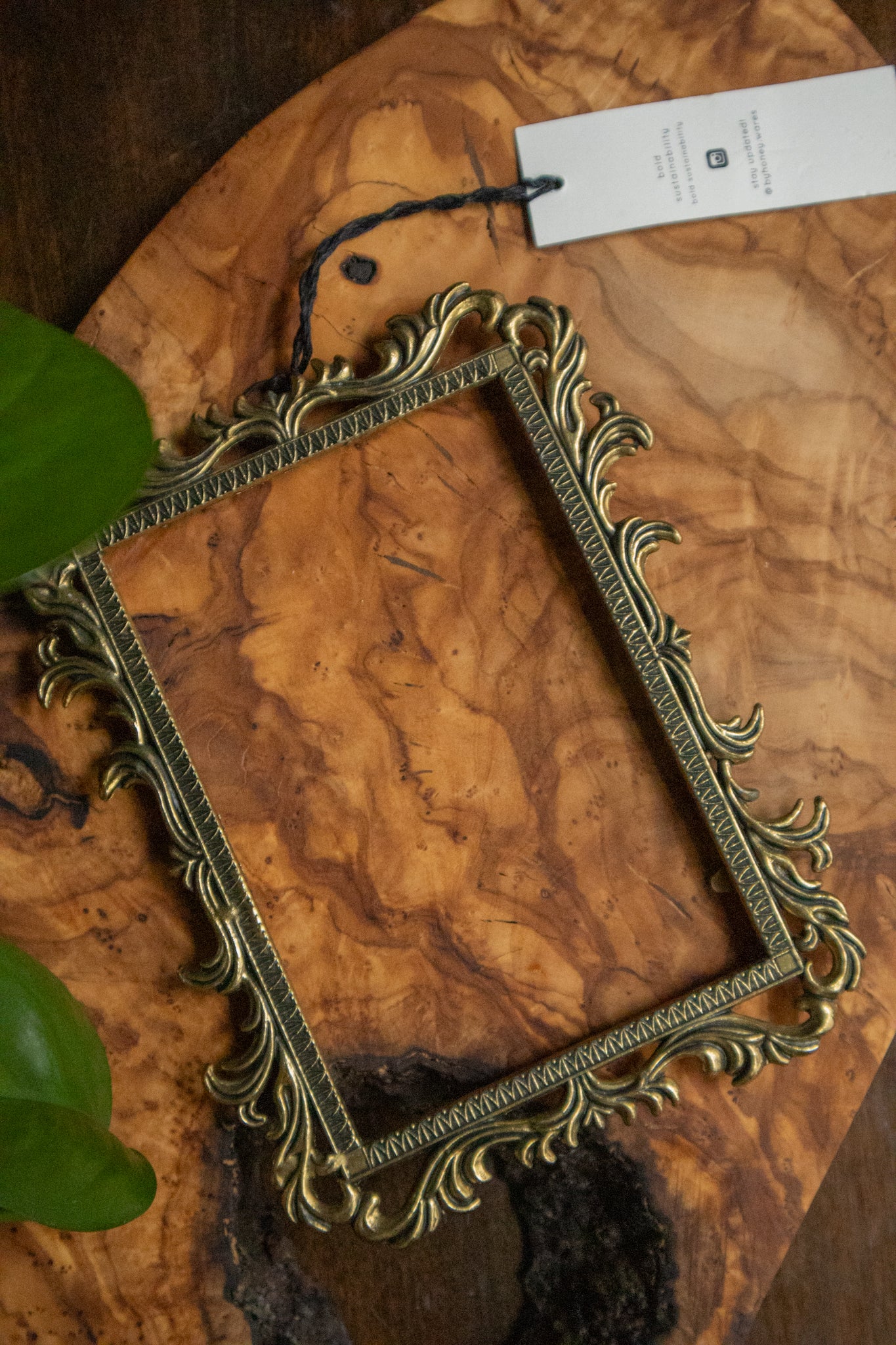 Ornate Brass Frame