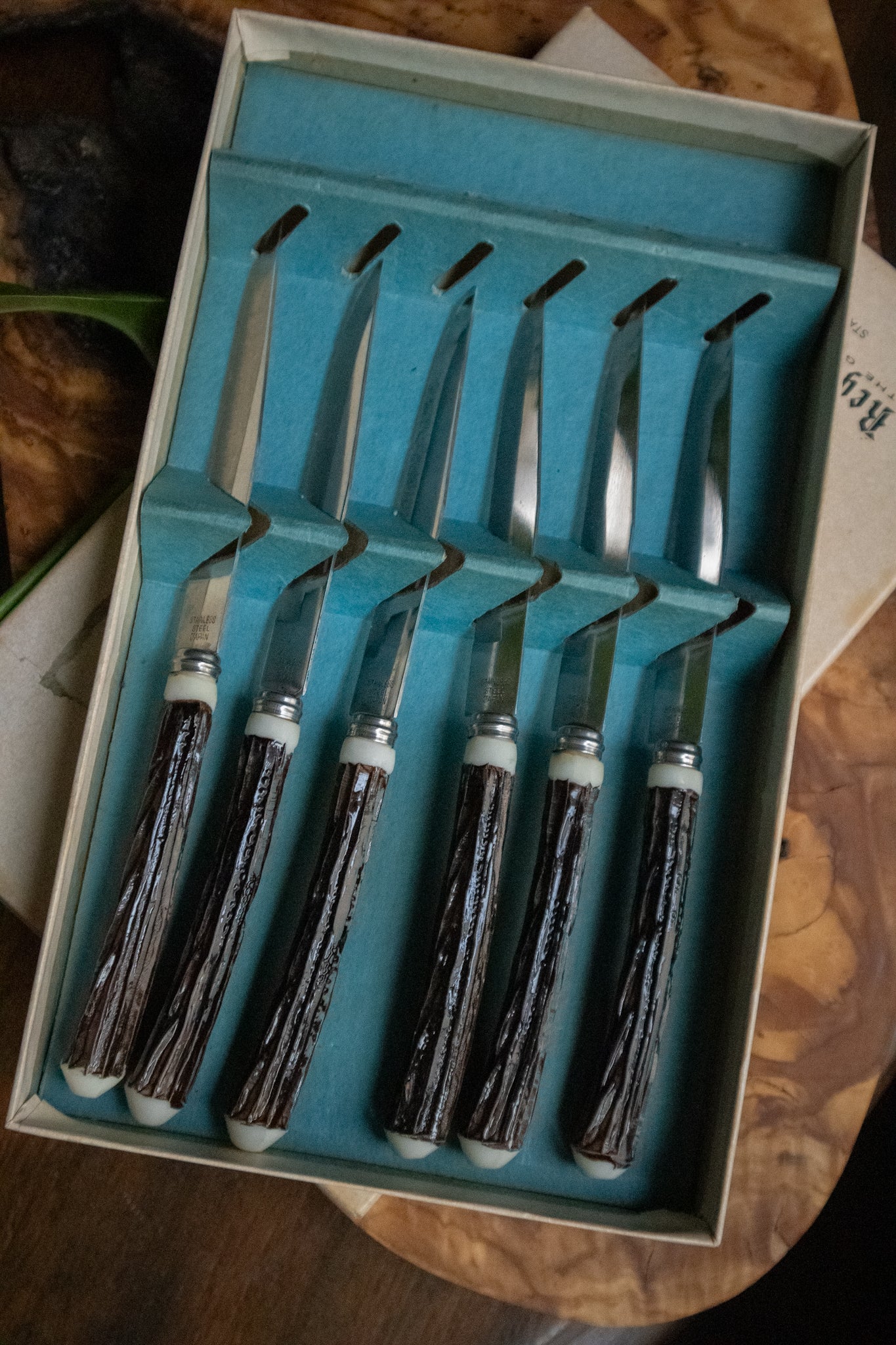 Japanese Faux Antler Steak Knives (Set of 6)
