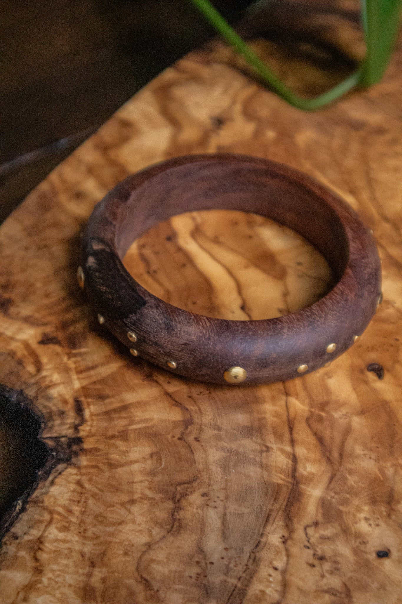 Wood & Brass Bangle