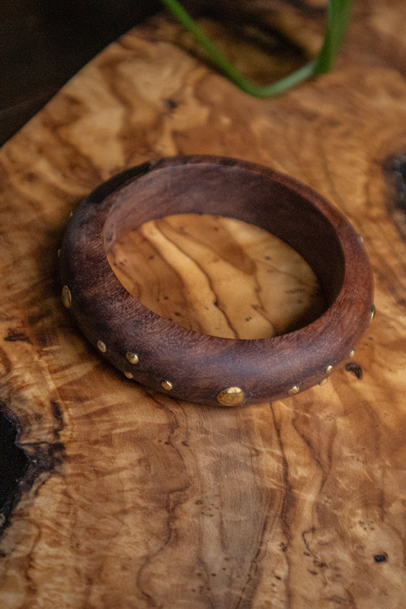 Wood & Brass Bangle