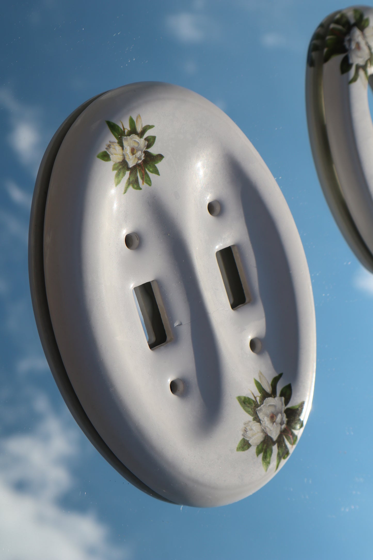 Floral Ceramic Plate Covers