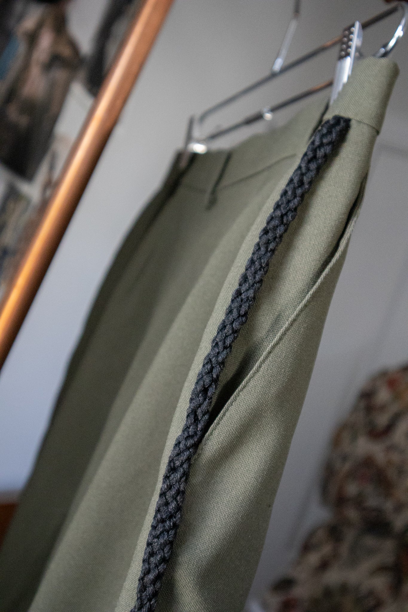 Trousers with Rope Trim