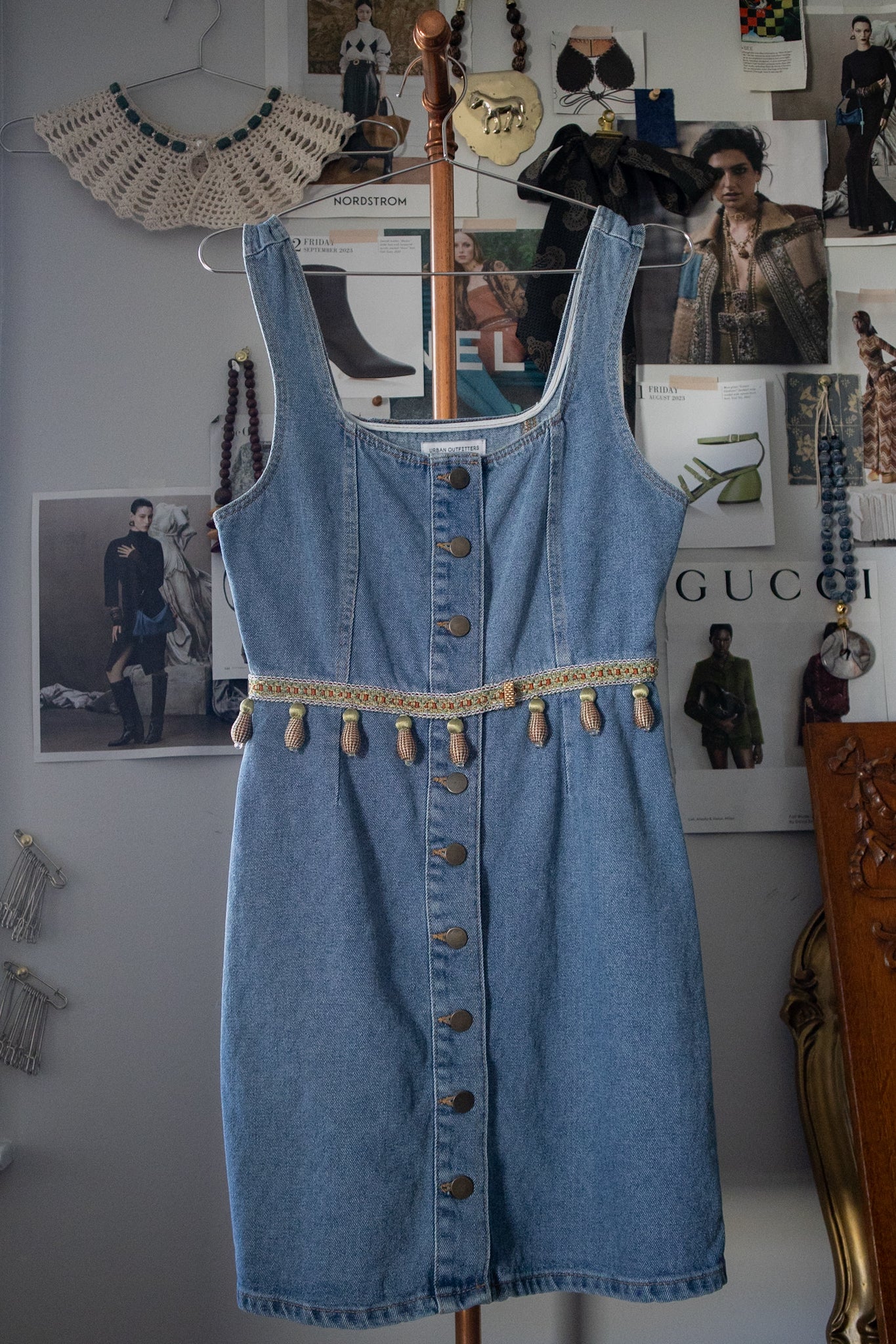 Denim Button Down Dress