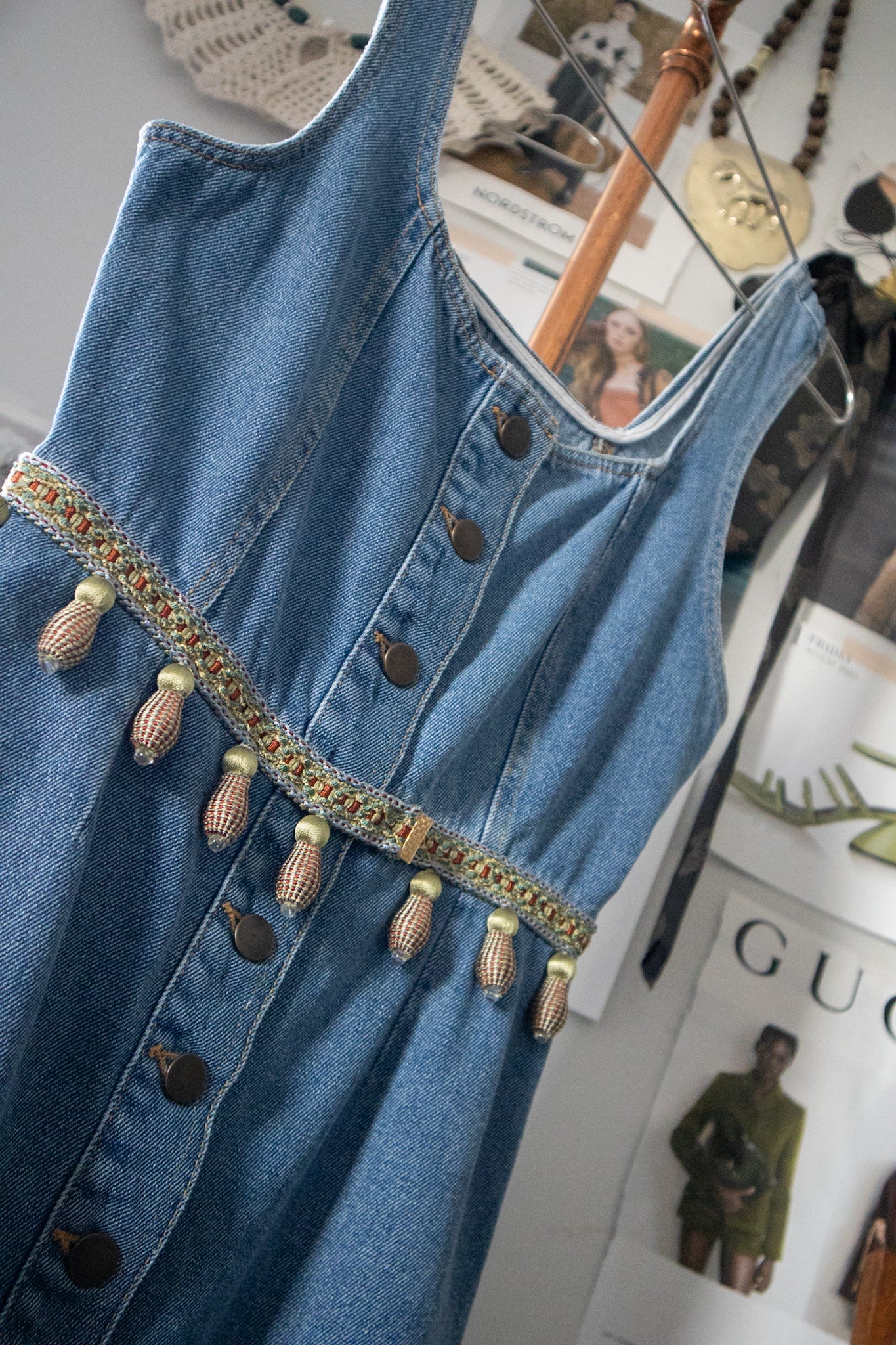 Denim Button Down Dress