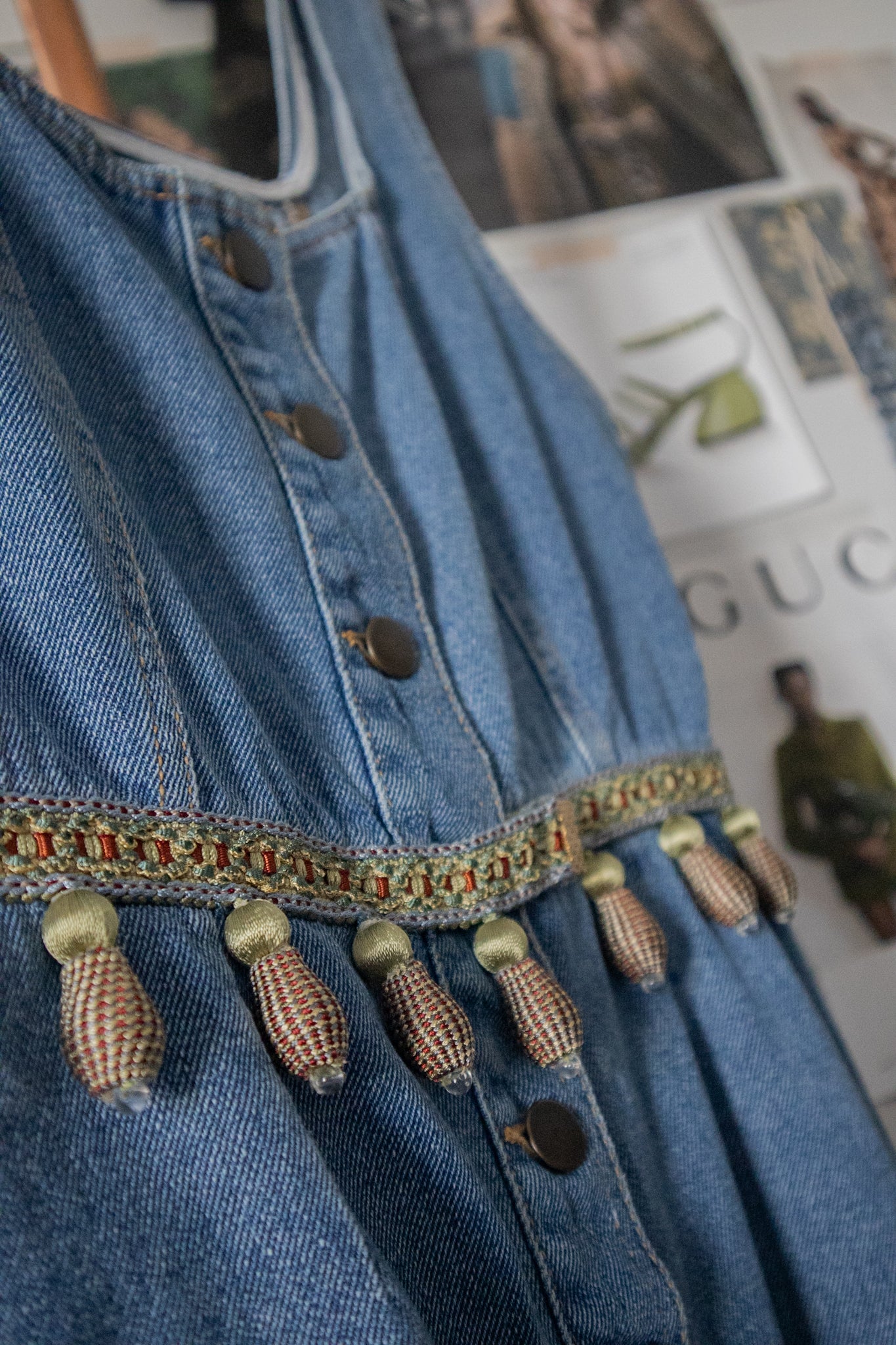 Denim Button Down Dress