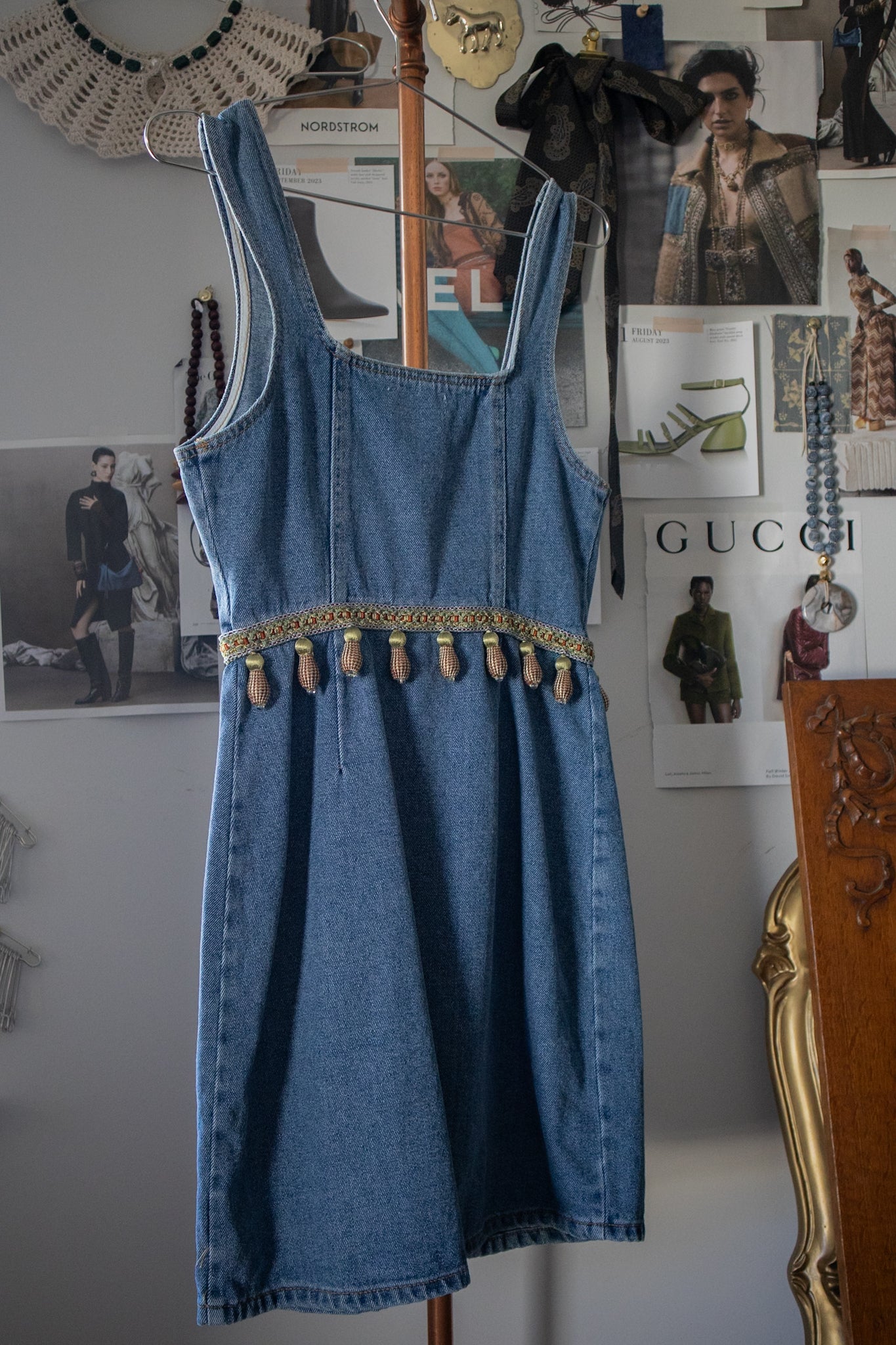 Denim Button Down Dress