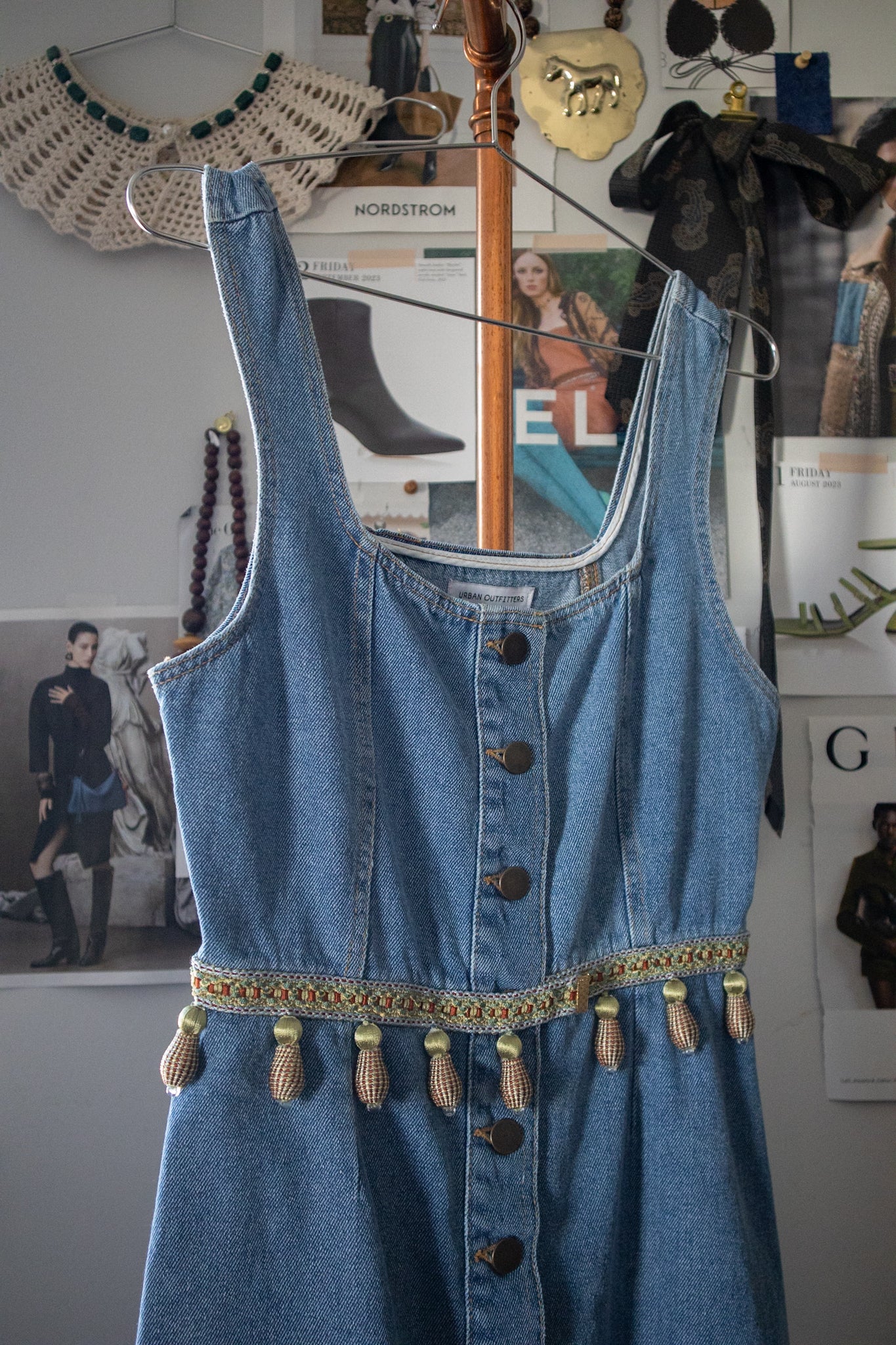 Denim Button Down Dress