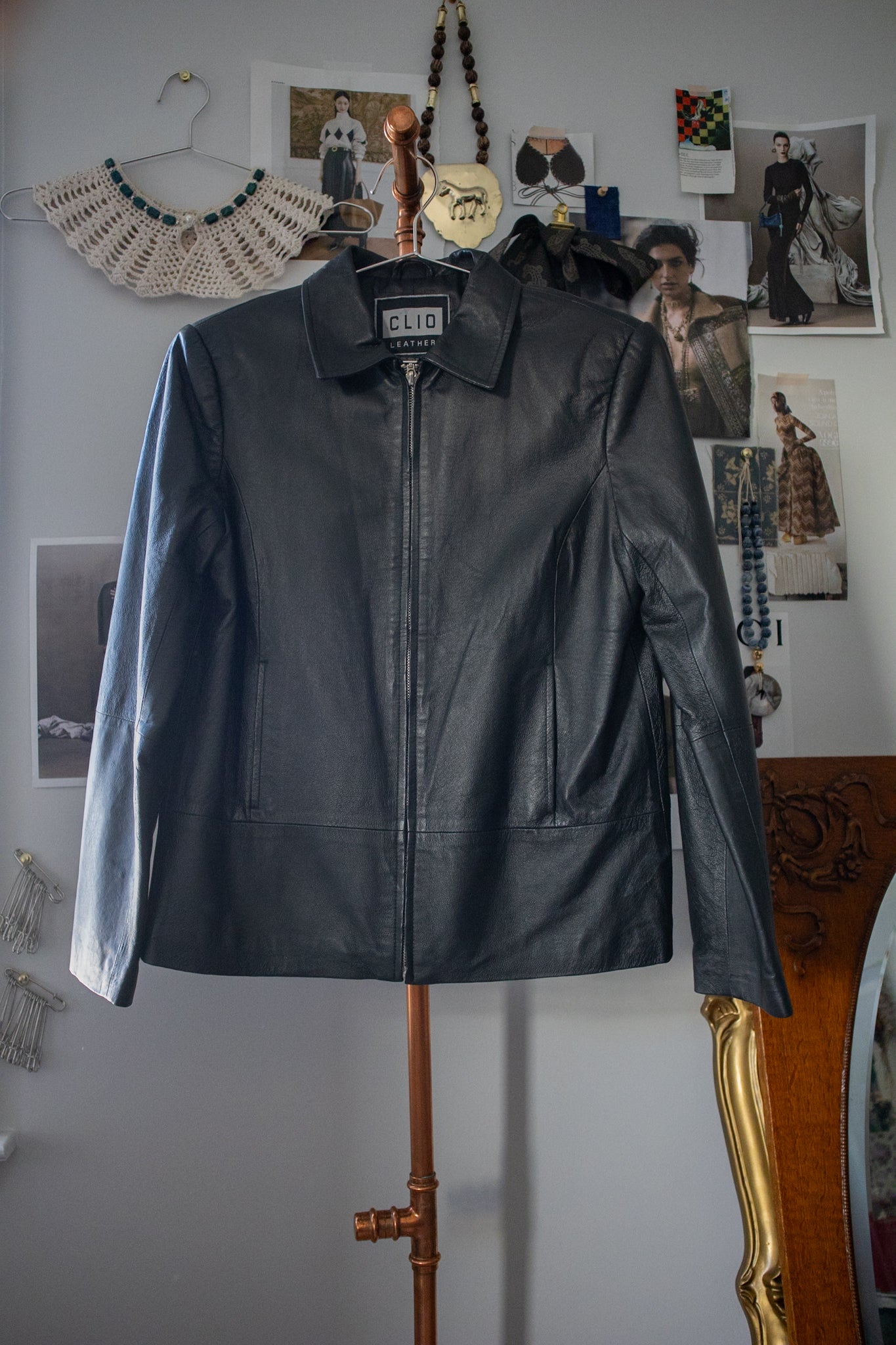 Leather Zip Jacket