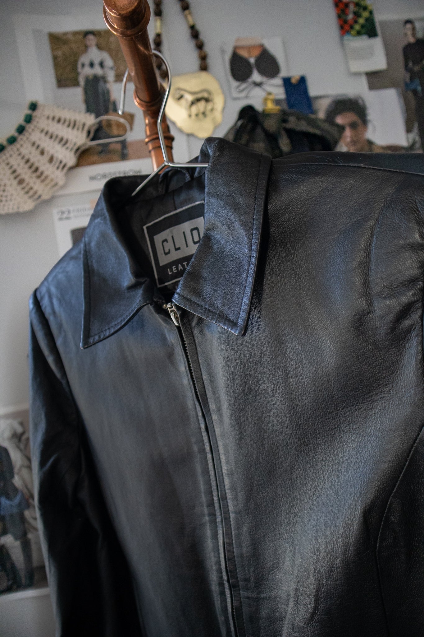 Leather Zip Jacket