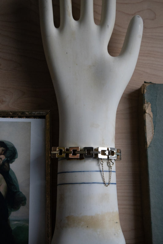 Heavy Square Chain Link Bracelet