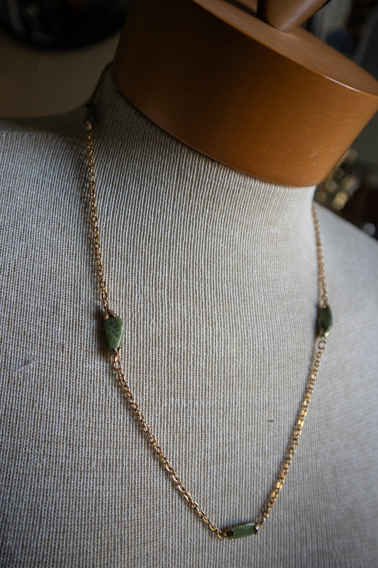 Delicate Jade Necklace