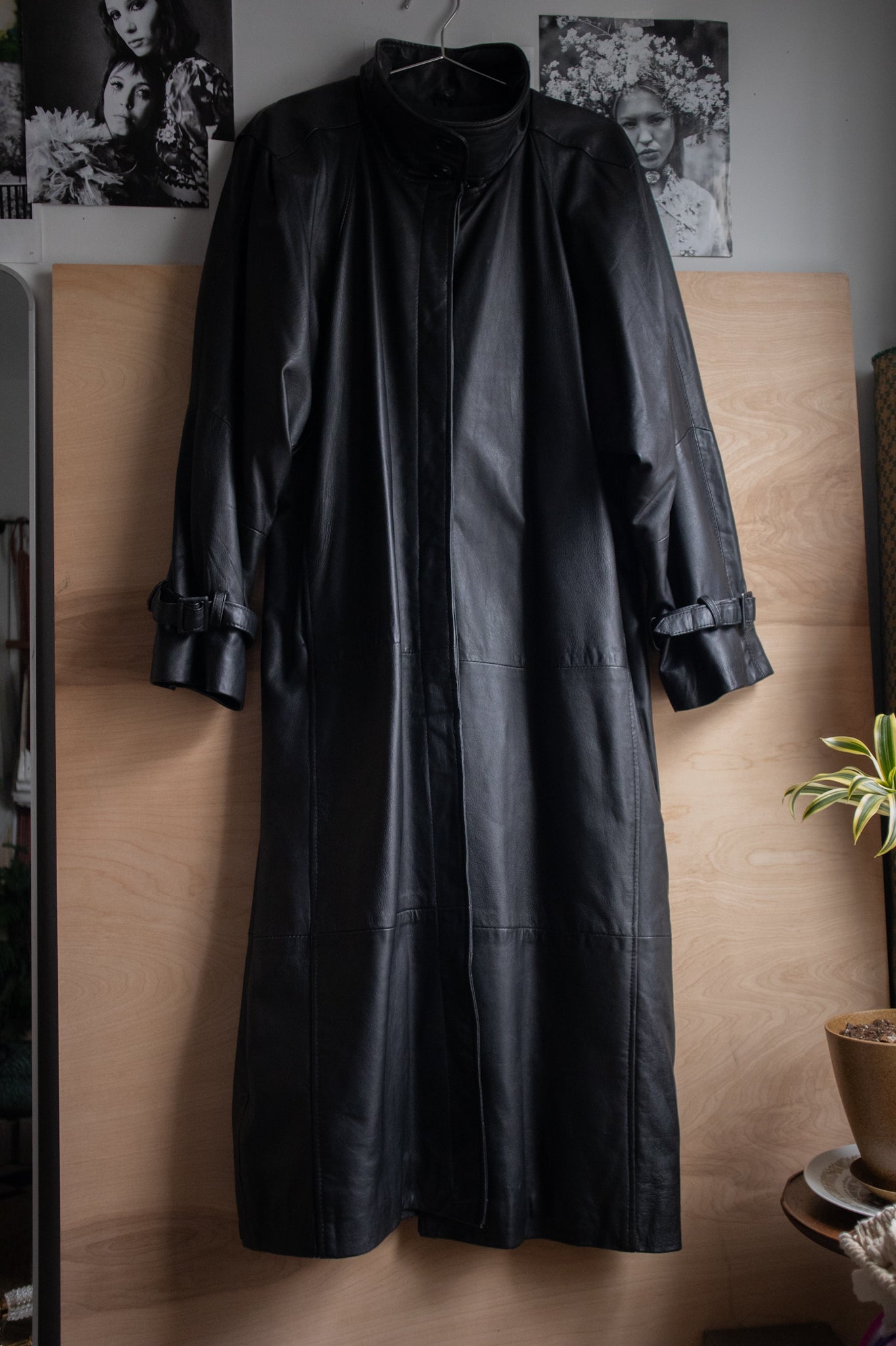 Lambskin Leather Trench