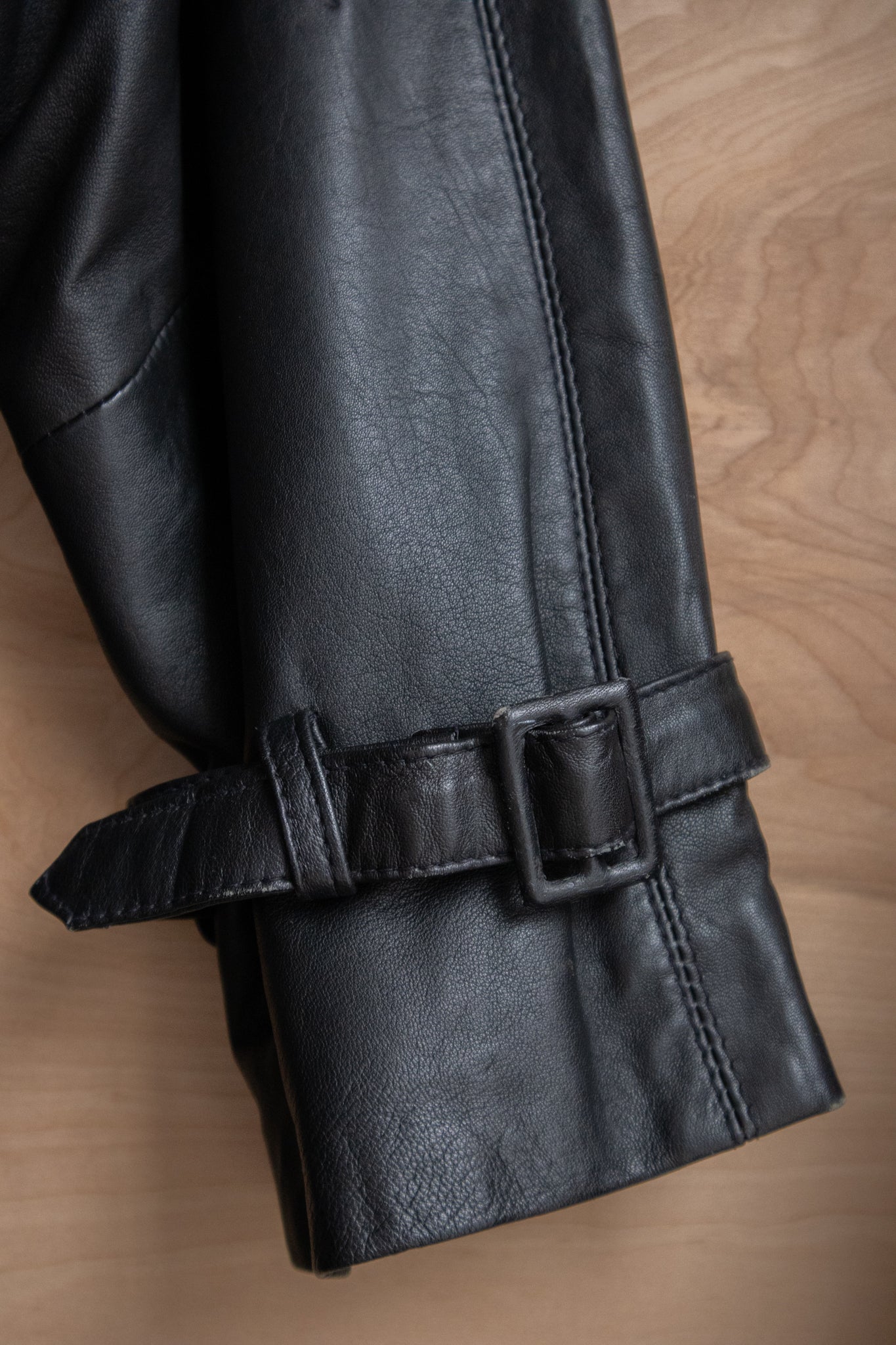 Lambskin Leather Trench
