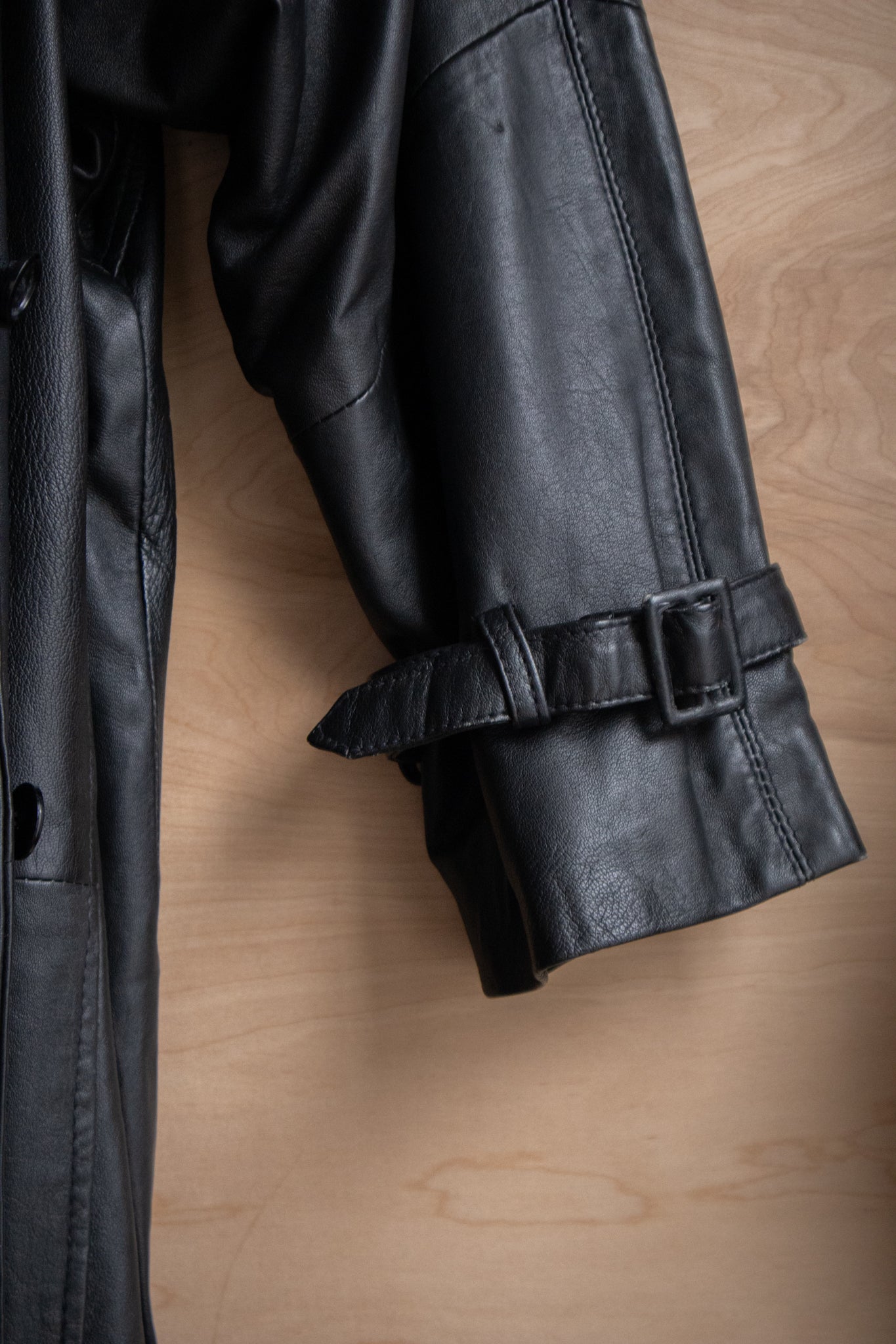 Lambskin Leather Trench