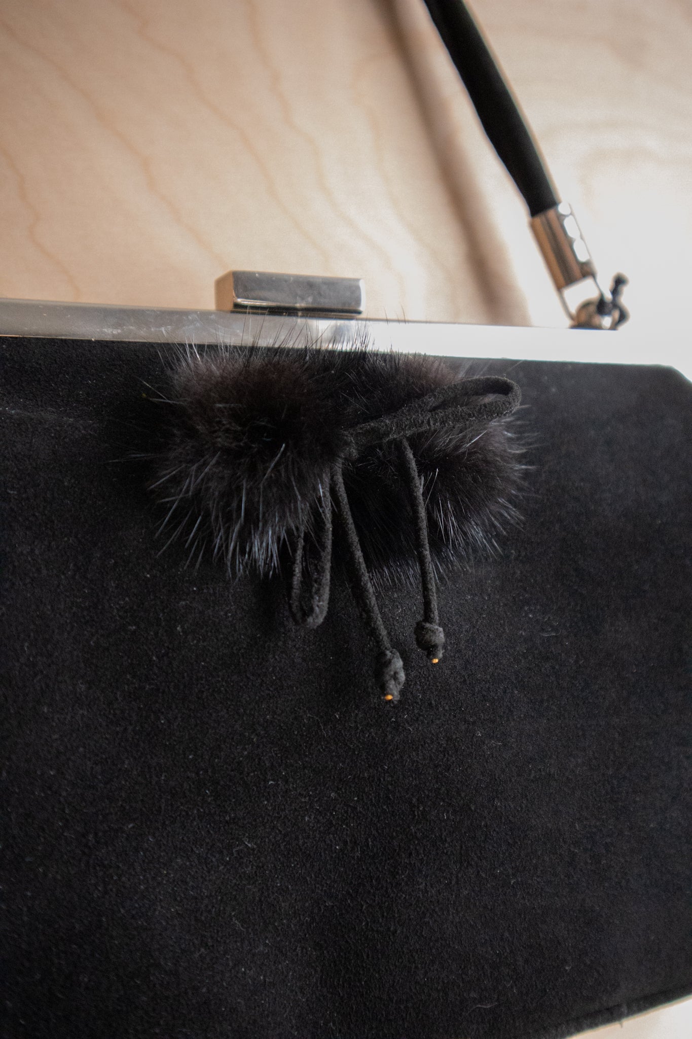 Vintage 1980’s Black Handbag