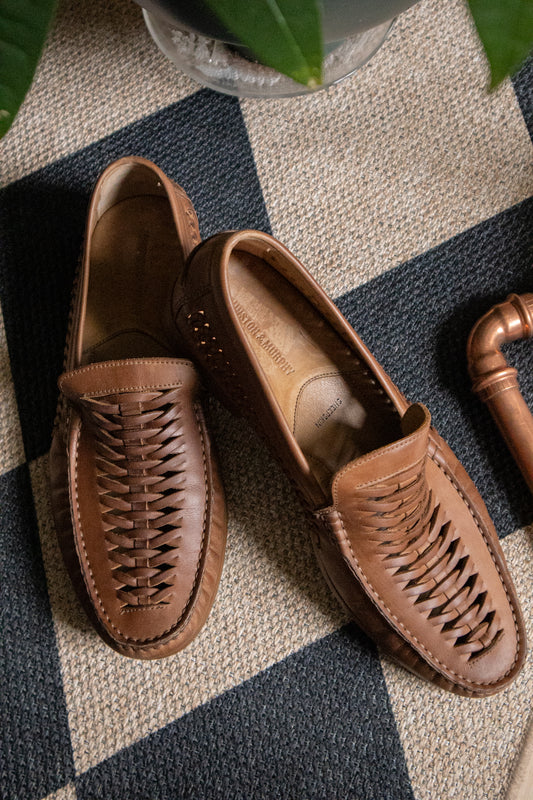 Men’s Sheepskin Slip on Dress Shoes