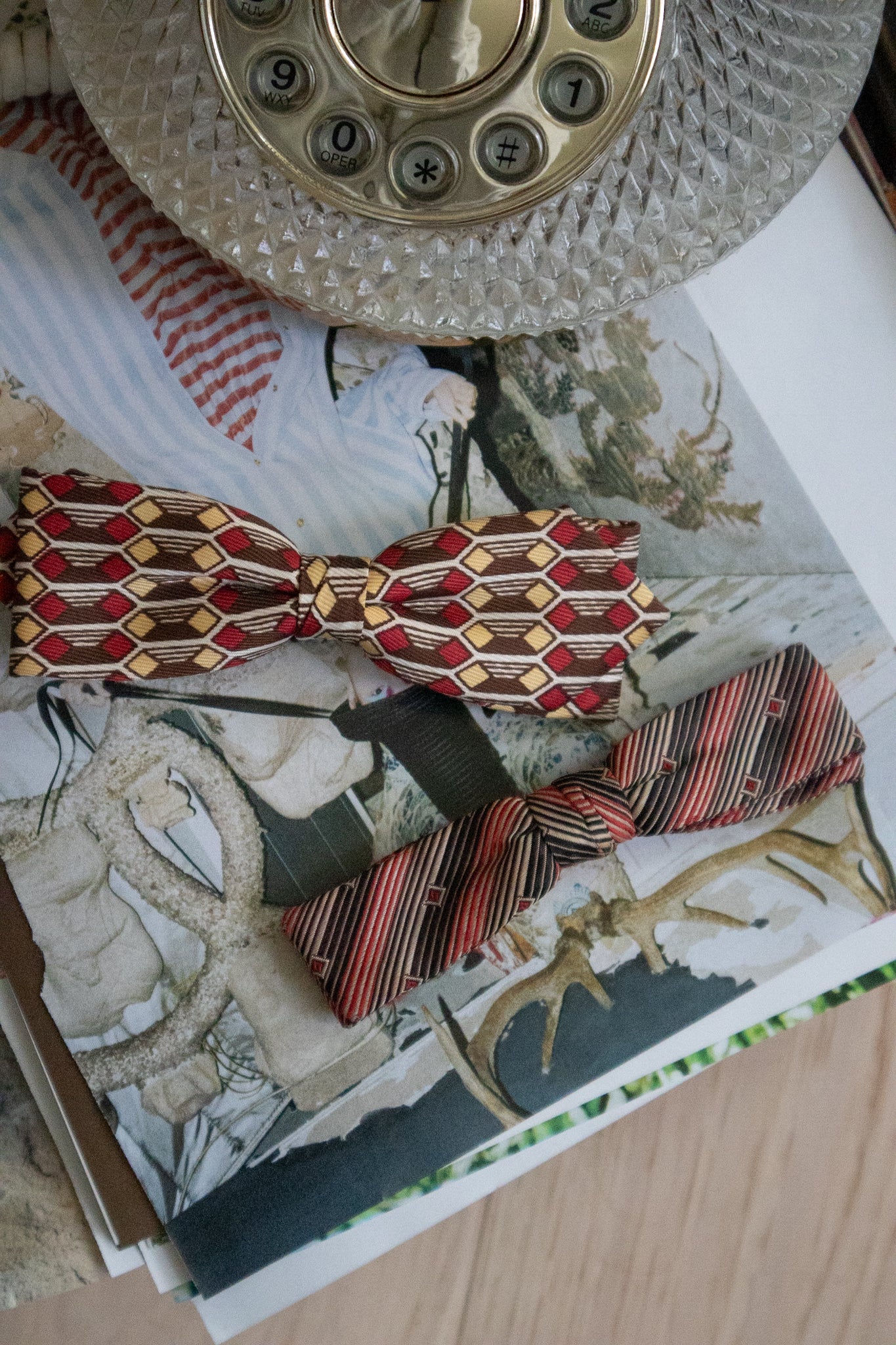 Skinny Clip-on Bow Tie